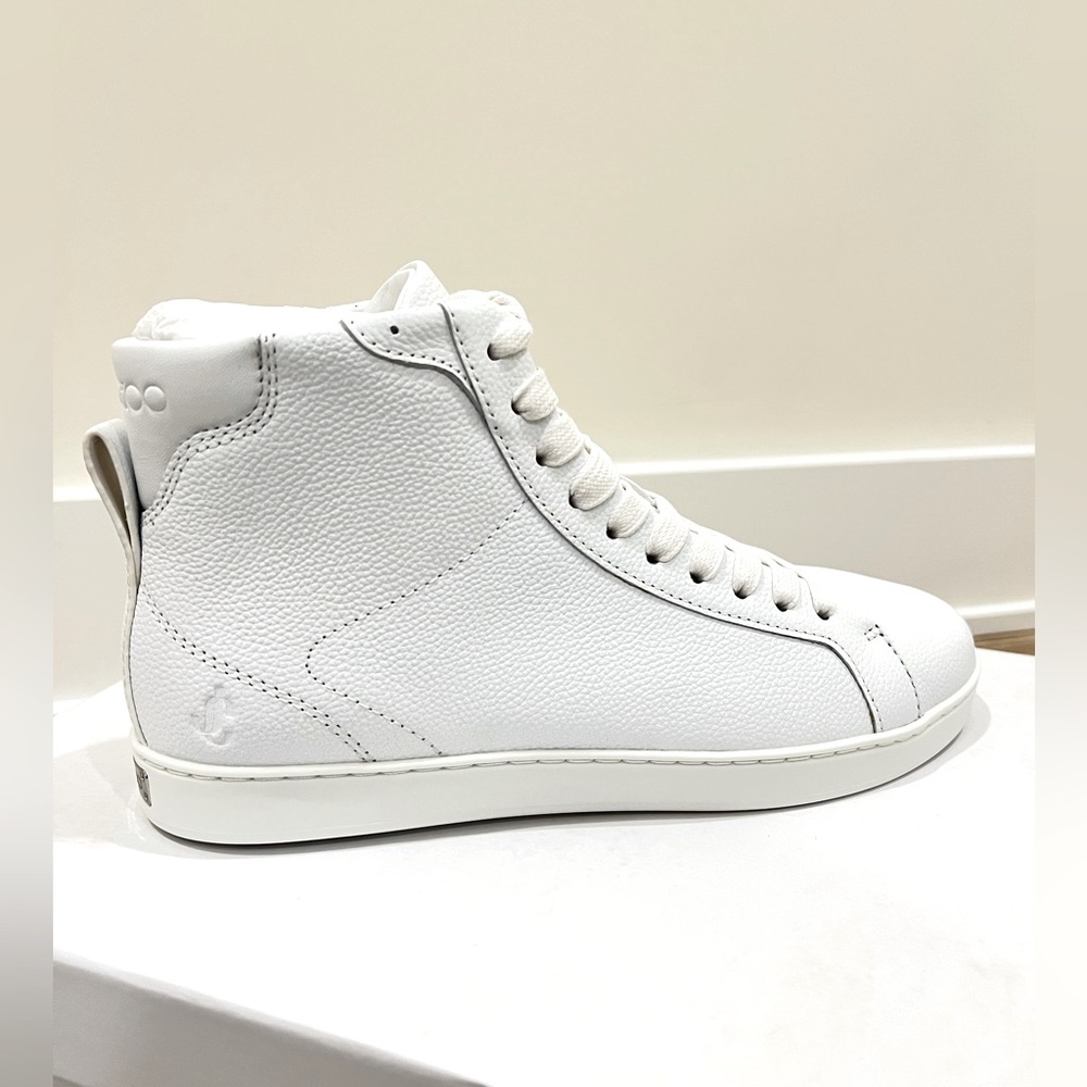 Jimmy Choo white sneakers 7